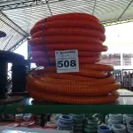 LOTE 508 - 02 ROLOS DE MANGUEIRA CORRUGADA. (NO ESTADO) ATENÇÃO! FAZER A VISITAÇÃO ANTES DE ARREMATAR, NÃO SABEMOS SE FUNCIONA. LEILÃO NÃO TEM GARANTIA E NEM DEVOLUÇÃO, SUJEITO A POSSÍVEIS AVARIAS VISÍVEIS/OCULTAS E/OU AUSÊNCIA DE COMPONENTES.