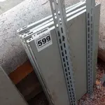 LOTE 599 - 01 ESTANTE DE FERRO DESMONTADA COM 04 PRATELEIRAS. (NO ESTADO) ATENÇÃO! FAZER A VISITAÇÃO ANTES DE ARREMATAR, NÃO SABEMOS SE FUNCIONA. LEILÃO NÃO TEM GARANTIA E NEM DEVOLUÇÃO, SUJEITO A POSSÍVEIS AVARIAS VISÍVEIS/OCULTAS E/OU AUSÊNCIA DE COMPONENTES.