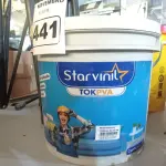 LOTE 441 - 01 BALDE DE MASSA ACRÍLICA STAR VINIL TOK PVA 25KG. (NO ESTADO) ATENÇÃO! FAZER A VISITAÇÃO ANTES DE ARREMATAR, NÃO SABEMOS SE FUNCIONA. LEILÃO NÃO TEM GARANTIA E NEM DEVOLUÇÃO, SUJEITO A POSSÍVEIS AVARIAS VISÍVEIS/OCULTAS E/OU AUSÊNCIA DE COMPONENTES.