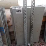 LOTE 598 - 01 ESTANTE DE FERRO DESMONTADA COM 04 PRATELEIRAS. (NO ESTADO) ATENÇÃO! FAZER A VISITAÇÃO ANTES DE ARREMATAR, NÃO SABEMOS SE FUNCIONA. LEILÃO NÃO TEM GARANTIA E NEM DEVOLUÇÃO, SUJEITO A POSSÍVEIS AVARIAS VISÍVEIS/OCULTAS E/OU AUSÊNCIA DE COMPONENTES.