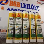LOTE 537 - 12 TUBOS DE SELANTE PARA JUNTAS DE DILATAÇÃO SIKA FLEX 300ML. (NO ESTADO) ATENÇÃO! FAZER A VISITAÇÃO ANTES DE ARREMATAR, NÃO SABEMOS SE FUNCIONA. LEILÃO NÃO TEM GARANTIA E NEM DEVOLUÇÃO, SUJEITO A POSSÍVEIS AVARIAS VISÍVEIS/OCULTAS E/OU AUSÊNCIA DE COMPONENTES.