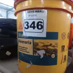 LOTE 346 - 01 BALDE DE SIKANOL ALVENARIA, ADITIVO PLASTIFICANTE PARA ARGAMASSA DE ASSENTAMENTO E REBOCO. (NO ESTADO) ATENÇÃO! FAZER A VISITAÇÃO ANTES DE ARREMATAR, NÃO SABEMOS SE FUNCIONA. LEILÃO NÃO TEM GARANTIA E NEM DEVOLUÇÃO, SUJEITO A POSSÍVEIS AVARIAS VISÍVEIS/OCULTAS E/OU AUSÊNCIA DE COMPONENTES.