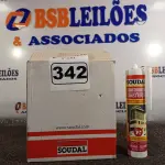 LOTE 342 - 12 TUBOS DE SILICONE NEUTRO PARA CONSTRUÇÃO 340G. (NO ESTADO) ATENÇÃO! FAZER A VISITAÇÃO ANTES DE ARREMATAR, NÃO SABEMOS SE FUNCIONA. LEILÃO NÃO TEM GARANTIA E NEM DEVOLUÇÃO, SUJEITO A POSSÍVEIS AVARIAS VISÍVEIS/OCULTAS E/OU AUSÊNCIA DE COMPONENTES.