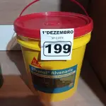 LOTE 199 - 01 BALDE DE SIKANOL ALVENARIA, ADITIVO PLASTIFICANTE PARA ARGAMASSA DE ASSENTAMENTO E REBOCO. (NO ESTADO) ATENÇÃO! FAZER A VISITAÇÃO ANTES DE ARREMATAR, NÃO SABEMOS SE FUNCIONA. LEILÃO NÃO TEM GARANTIA E NEM DEVOLUÇÃO, SUJEITO A POSSÍVEIS AVARIAS VISÍVEIS/OCULTAS E/OU AUSÊNCIA DE COMPONENTES.