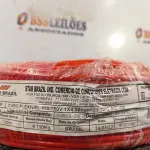 LOTE 090 - 01 ROLO DE CABO FLEXÍVEL 100M 1X4MM NA COR VERMELHA(NOVO). (NO ESTADO) ATENÇÃO! FAZER A VISITAÇÃO ANTES DE ARREMATAR, NÃO SABEMOS SE FUNCIONA. LEILÃO NÃO TEM GARANTIA E NEM DEVOLUÇÃO, SUJEITO A POSSÍVEIS AVARIAS VISÍVEIS/OCULTAS E/OU AUSÊNCIA DE COMPONENTES.