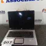 LOTE 007 - 01 NOTEBOOK MARCA HP. (NO ESTADO) ATENÇÃO! FAZER A VISITAÇÃO ANTES DE ARREMATAR, NÃO SABEMOS SE FUNCIONA. LEILÃO NÃO TEM GARANTIA E NEM DEVOLUÇÃO, SUJEITO A POSSÍVEIS AVARIAS VISÍVEIS/OCULTAS E/OU AUSÊNCIA DE COMPONENTES.
