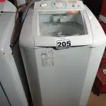 LOTE 205 - 01 MÁQUINA DE LAVAR MARCA ELECTROLUX 9KG 220V. (NO ESTADO) ATENÇÃO! FAZER A VISITAÇÃO ANTES DE ARREMATAR, NÃO SABEMOS SE FUNCIONA. LEILÃO NÃO TEM GARANTIA E NEM DEVOLUÇÃO, SUJEITO A POSSÍVEIS AVARIAS VISÍVEIS/OCULTAS E/OU AUSÊNCIA DE COMPONENTES.