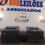 LOTE 113 - 02 IMPRESSORA DE CUPOM MARCAS EPSON. (NO ESTADO) ATENÇÃO! FAZER A VISITAÇÃO ANTES DE ARREMATAR, NÃO SABEMOS SE FUNCIONA. LEILÃO NÃO TEM GARANTIA E NEM DEVOLUÇÃO, SUJEITO A POSSÍVEIS AVARIAS VISÍVEIS/OCULTAS E/OU AUSÊNCIA DE COMPONENTES.