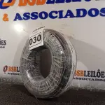 LOTE 030 - 01 ROLO DE CABO FLEXÍVEL 100M 1X10MM NA COR PRETA(NOVO). (NO ESTADO) ATENÇÃO! FAZER A VISITAÇÃO ANTES DE ARREMATAR, NÃO SABEMOS SE FUNCIONA. LEILÃO NÃO TEM GARANTIA E NEM DEVOLUÇÃO, SUJEITO A POSSÍVEIS AVARIAS VISÍVEIS/OCULTAS E/OU AUSÊNCIA DE COMPONENTES.