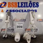 LOTE 009 - 04 MIXER PARA ALIMENTOS SENDO 02 INCOMPLETOS. (NO ESTADO) ATENÇÃO! FAZER A VISITAÇÃO ANTES DE ARREMATAR, NÃO SABEMOS SE FUNCIONA. LEILÃO NÃO TEM GARANTIA E NEM DEVOLUÇÃO, SUJEITO A POSSÍVEIS AVARIAS VISÍVEIS/OCULTAS E/OU AUSÊNCIA DE COMPONENTES.
