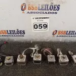 LOTE 059 - 07 MOTORES DE PASSO. (NO ESTADO) ATENÇÃO! FAZER A VISITAÇÃO ANTES DE ARREMATAR, NÃO SABEMOS SE FUNCIONA. LEILÃO NÃO TEM GARANTIA E NEM DEVOLUÇÃO, SUJEITO A POSSÍVEIS AVARIAS VISÍVEIS/OCULTAS E/OU AUSÊNCIA DE COMPONENTES.