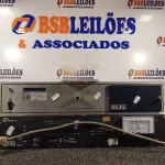 LOTE 196 - 01 AMPLIFICADOR A-7920 A E 01 RX FM-8-U. (NO ESTADO) ATENÇÃO! FAZER A VISITAÇÃO ANTES DE ARREMATAR, NÃO SABEMOS SE FUNCIONA. LEILÃO NÃO TEM GARANTIA E NEM DEVOLUÇÃO, SUJEITO A POSSÍVEIS AVARIAS VISÍVEIS/OCULTAS E/OU AUSÊNCIA DE COMPONENTES.