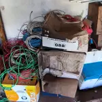 LOTE 088 - 01 LOTE COM CABOS DE REDE DIVERSOS (NO ESTADO, NÃO SABEMOS SE FUNCIONA. LEILÃO NÃO TEM GARANTIA E NEM DEVOLUÇÃO).