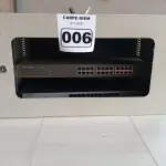 LOTE 006 - 02 SWITCHS PARA REDE DE COMPUTADOR E UM MINI RACK PARA SWITCH.(NO ESTADO DE CONSERVAÇÃO QUE SE ENCONTRAM, NÃO SABEMOS SE FUNCIONAM. LEILÃO NÃO TEM GARANTIA E NEM DEVOLUÇÃO).