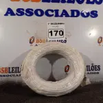 LOTE 170 - 01 ROLO DE CABO FLEXÍVEL 100M 1X4MM NA COR BRANCA(NOVO). (NO ESTADO) ATENÇÃO! FAZER A VISITAÇÃO ANTES DE ARREMATAR, NÃO SABEMOS SE FUNCIONA. LEILÃO NÃO TEM GARANTIA E NEM DEVOLUÇÃO, SUJEITO A POSSÍVEIS AVARIAS VISÍVEIS/OCULTAS E/OU AUSÊNCIA DE COMPONENTES.