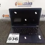 LOTE 036 - 01 NOTEBOOK MARCA SAMSUNG. (NO ESTADO) ATENÇÃO! FAZER A VISITAÇÃO ANTES DE ARREMATAR, NÃO SABEMOS SE FUNCIONA. LEILÃO NÃO TEM GARANTIA E NEM DEVOLUÇÃO, SUJEITO A POSSÍVEIS AVARIAS VISÍVEIS/OCULTAS E/OU AUSÊNCIA DE COMPONENTES.