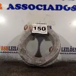 LOTE 150 - 01 ROLO DE CABO FLEXÍVEL 100M 1X4MM NA COR CINZA(NOVO). (NO ESTADO) ATENÇÃO! FAZER A VISITAÇÃO ANTES DE ARREMATAR, NÃO SABEMOS SE FUNCIONA. LEILÃO NÃO TEM GARANTIA E NEM DEVOLUÇÃO, SUJEITO A POSSÍVEIS AVARIAS VISÍVEIS/OCULTAS E/OU AUSÊNCIA DE COMPONENTES.