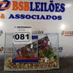 LOTE 081 - 01 AQUÁRIO. (NO ESTADO) ATENÇÃO! FAZER A VISITAÇÃO ANTES DE ARREMATAR, NÃO SABEMOS SE FUNCIONA. LEILÃO NÃO TEM GARANTIA E NEM DEVOLUÇÃO, SUJEITO A POSSÍVEIS AVARIAS VISÍVEIS/OCULTAS E/OU AUSÊNCIA DE COMPONENTES.