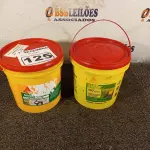 LOTE 125 - 01 BALDE DE SIKACRYL-203 5KG E 01 BALDE DE SIKA TOP-107 CINZA 4KG. (NO ESTADO) ATENÇÃO! FAZER A VISITAÇÃO ANTES DE ARREMATAR, NÃO SABEMOS SE FUNCIONA. LEILÃO NÃO TEM GARANTIA E NEM DEVOLUÇÃO, SUJEITO A POSSÍVEIS AVARIAS VISÍVEIS/OCULTAS E/OU AUSÊNCIA DE COMPONENTES.
