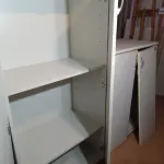 LOTE 198 - 02 ARMÁRIOS EM MADEIRA SENDO 01 BAIXO E OUTRO ALTO. (NO ESTADO) ATENÇÃO! FAZER A VISITAÇÃO ANTES DE ARREMATAR, NÃO SABEMOS SE FUNCIONA. LEILÃO NÃO TEM GARANTIA E NEM DEVOLUÇÃO, SUJEITO A POSSÍVEIS AVARIAS VISÍVEIS/OCULTAS E/OU AUSÊNCIA DE COMPONENTES.