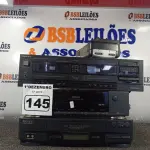 LOTE 145 - 01 STÉREO DUPLO DECK, 02 VIDEOCASSETES E 01 RADIO. (NO ESTADO) ATENÇÃO! FAZER A VISITAÇÃO ANTES DE ARREMATAR, NÃO SABEMOS SE FUNCIONA. LEILÃO NÃO TEM GARANTIA E NEM DEVOLUÇÃO, SUJEITO A POSSÍVEIS AVARIAS VISÍVEIS/OCULTAS E/OU AUSÊNCIA DE COMPONENTES.