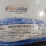 LOTE 040 - 01 ROLO DE CABO FLEXÍVEL 100M 1X10MM NA COR AZUL(NOVO). (NO ESTADO) ATENÇÃO! FAZER A VISITAÇÃO ANTES DE ARREMATAR, NÃO SABEMOS SE FUNCIONA. LEILÃO NÃO TEM GARANTIA E NEM DEVOLUÇÃO, SUJEITO A POSSÍVEIS AVARIAS VISÍVEIS/OCULTAS E/OU AUSÊNCIA DE COMPONENTES.