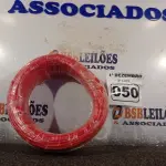 LOTE 050 - 01 ROLO DE CABO FLEXÍVEL 100M 1X2,5MM NA COR VERMELHA(NOVO). (NO ESTADO) ATENÇÃO! FAZER A VISITAÇÃO ANTES DE ARREMATAR, NÃO SABEMOS SE FUNCIONA. LEILÃO NÃO TEM GARANTIA E NEM DEVOLUÇÃO, SUJEITO A POSSÍVEIS AVARIAS VISÍVEIS/OCULTAS E/OU AUSÊNCIA DE COMPONENTES.