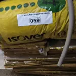 LOTE 059 - 01 LOTE COM MANTAS DE LÃ DE VIDRO (NO ESTADO, NÃO SABEMOS SE FUNCIONA. LEILÃO NÃO TEM GARANTIA E NEM DEVOLUÇÃO).
