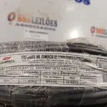 LOTE 030 - 01 ROLO DE CABO FLEXÍVEL 100M 1X10MM NA COR PRETA(NOVO). (NO ESTADO) ATENÇÃO! FAZER A VISITAÇÃO ANTES DE ARREMATAR, NÃO SABEMOS SE FUNCIONA. LEILÃO NÃO TEM GARANTIA E NEM DEVOLUÇÃO, SUJEITO A POSSÍVEIS AVARIAS VISÍVEIS/OCULTAS E/OU AUSÊNCIA DE COMPONENTES.