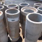 LOTE 081 - 05 MANILHAS EM CONCRETO (NO ESTADO, NÃO SABEMOS SE FUNCIONA. LEILÃO NÃO TEM GARANTIA E NEM DEVOLUÇÃO).