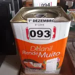 LOTE 093 - 01 LATA DE TINTA IQUINE DELANIL RENDE MUITO 18L BASE “C”. (NO ESTADO) ATENÇÃO! FAZER A VISITAÇÃO ANTES DE ARREMATAR, NÃO SABEMOS SE FUNCIONA. LEILÃO NÃO TEM GARANTIA E NEM DEVOLUÇÃO, SUJEITO A POSSÍVEIS AVARIAS VISÍVEIS/OCULTAS E/OU AUSÊNCIA DE COMPONENTES.