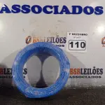LOTE 110 - 01 ROLO DE CABO FLEXÍVEL 100M 1X2,5MM NA COR AZUL(NOVO). (NO ESTADO) ATENÇÃO! FAZER A VISITAÇÃO ANTES DE ARREMATAR, NÃO SABEMOS SE FUNCIONA. LEILÃO NÃO TEM GARANTIA E NEM DEVOLUÇÃO, SUJEITO A POSSÍVEIS AVARIAS VISÍVEIS/OCULTAS E/OU AUSÊNCIA DE COMPONENTES.