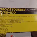 LOTE 051 - 01 JOGO DE SOQUETE SEXTAVADO 40 PEÇAS. (NO ESTADO) ATENÇÃO! FAZER A VISITAÇÃO ANTES DE ARREMATAR, NÃO SABEMOS SE FUNCIONA. LEILÃO NÃO TEM GARANTIA E NEM DEVOLUÇÃO, SUJEITO A POSSÍVEIS AVARIAS VISÍVEIS/OCULTAS E/OU AUSÊNCIA DE COMPONENTES.