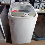 LOTE 211 - 01 MÁQUINA DE LAVAR MARCA ELECTROLUX 8KG 127V. (NO ESTADO) ATENÇÃO! FAZER A VISITAÇÃO ANTES DE ARREMATAR, NÃO SABEMOS SE FUNCIONA. LEILÃO NÃO TEM GARANTIA E NEM DEVOLUÇÃO, SUJEITO A POSSÍVEIS AVARIAS VISÍVEIS/OCULTAS E/OU AUSÊNCIA DE COMPONENTES.