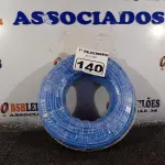 LOTE 140 - 01 ROLO DE CABO FLEXÍVEL 100M 1X10MM NA COR AZUL(NOVO). (NO ESTADO) ATENÇÃO! FAZER A VISITAÇÃO ANTES DE ARREMATAR, NÃO SABEMOS SE FUNCIONA. LEILÃO NÃO TEM GARANTIA E NEM DEVOLUÇÃO, SUJEITO A POSSÍVEIS AVARIAS VISÍVEIS/OCULTAS E/OU AUSÊNCIA DE COMPONENTES.