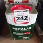 LOTE 242 - 01 LATA DE TINTA IQUINE PINTALAR FOSCO AVELUDADO 18L VERDE PISCINA. (NO ESTADO) ATENÇÃO! FAZER A VISITAÇÃO ANTES DE ARREMATAR, NÃO SABEMOS SE FUNCIONA. LEILÃO NÃO TEM GARANTIA E NEM DEVOLUÇÃO, SUJEITO A POSSÍVEIS AVARIAS VISÍVEIS/OCULTAS E/OU AUSÊNCIA DE COMPONENTES.