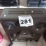 LOTE 281 - 01 GRAVADOR DE ROLO. (NO ESTADO) ATENÇÃO! FAZER A VISITAÇÃO ANTES DE ARREMATAR, NÃO SABEMOS SE FUNCIONA. LEILÃO NÃO TEM GARANTIA E NEM DEVOLUÇÃO, SUJEITO A POSSÍVEIS AVARIAS VISÍVEIS/OCULTAS E/OU AUSÊNCIA DE COMPONENTES.