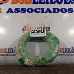 LOTE 290 - 01 ROLO DE CABO FLEXÍVEL 100M 1X2,5MM NA COR VERDE(NOVO). (NO ESTADO) ATENÇÃO! FAZER A VISITAÇÃO ANTES DE ARREMATAR, NÃO SABEMOS SE FUNCIONA. LEILÃO NÃO TEM GARANTIA E NEM DEVOLUÇÃO, SUJEITO A POSSÍVEIS AVARIAS VISÍVEIS/OCULTAS E/OU AUSÊNCIA DE COMPONENTES.