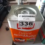 LOTE 336 - 01 LATA DE TINTA IQUINE DELANIL RENDE MUITO 18L FOSCO BASE “C”. (NO ESTADO) ATENÇÃO! FAZER A VISITAÇÃO ANTES DE ARREMATAR, NÃO SABEMOS SE FUNCIONA. LEILÃO NÃO TEM GARANTIA E NEM DEVOLUÇÃO, SUJEITO A POSSÍVEIS AVARIAS VISÍVEIS/OCULTAS E/OU AUSÊNCIA DE COMPONENTES.