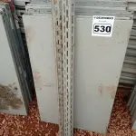 LOTE 530 - 01 ESTANTE DE AÇO COM 07 PRATELEIRAS. (NO ESTADO) ATENÇÃO! FAZER A VISITAÇÃO ANTES DE ARREMATAR, NÃO SABEMOS SE FUNCIONA. LEILÃO NÃO TEM GARANTIA E NEM DEVOLUÇÃO, SUJEITO A POSSÍVEIS AVARIAS VISÍVEIS/OCULTAS E/OU AUSÊNCIA DE COMPONENTES.