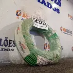 LOTE 290 - 01 ROLO DE CABO FLEXÍVEL 100M 1X2,5MM NA COR VERDE(NOVO). (NO ESTADO) ATENÇÃO! FAZER A VISITAÇÃO ANTES DE ARREMATAR, NÃO SABEMOS SE FUNCIONA. LEILÃO NÃO TEM GARANTIA E NEM DEVOLUÇÃO, SUJEITO A POSSÍVEIS AVARIAS VISÍVEIS/OCULTAS E/OU AUSÊNCIA DE COMPONENTES.