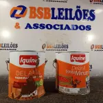LOTE 407 - 02 GALÕES DE ESMALTE IQUINE MADEIRA E METAIS 3,6L SENDO 01 NA COR MARROM TABACO. (NO ESTADO) ATENÇÃO! FAZER A VISITAÇÃO ANTES DE ARREMATAR, NÃO SABEMOS SE FUNCIONA. LEILÃO NÃO TEM GARANTIA E NEM DEVOLUÇÃO, SUJEITO A POSSÍVEIS AVARIAS VISÍVEIS/OCULTAS E/OU AUSÊNCIA DE COMPONENTES.