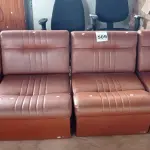 LOTE 509 - 05 SOFÁS DE 01 LUGAR. (NO ESTADO) ATENÇÃO! FAZER A VISITAÇÃO ANTES DE ARREMATAR, NÃO SABEMOS SE FUNCIONA. LEILÃO NÃO TEM GARANTIA E NEM DEVOLUÇÃO, SUJEITO A POSSÍVEIS AVARIAS VISÍVEIS/OCULTAS E/OU AUSÊNCIA DE COMPONENTES.