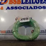LOTE 260 - 01 ROLO DE CABO FLEXÍVEL 100M 1X4MM NA COR VERDE(NOVO). (NO ESTADO) ATENÇÃO! FAZER A VISITAÇÃO ANTES DE ARREMATAR, NÃO SABEMOS SE FUNCIONA. LEILÃO NÃO TEM GARANTIA E NEM DEVOLUÇÃO, SUJEITO A POSSÍVEIS AVARIAS VISÍVEIS/OCULTAS E/OU AUSÊNCIA DE COMPONENTES.