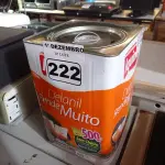 LOTE 222 - 01 LATA DE TINTA IQUINE DELANIL RENDE MUITO 18L FOSCO BASE “C”. (NO ESTADO) ATENÇÃO! FAZER A VISITAÇÃO ANTES DE ARREMATAR, NÃO SABEMOS SE FUNCIONA. LEILÃO NÃO TEM GARANTIA E NEM DEVOLUÇÃO, SUJEITO A POSSÍVEIS AVARIAS VISÍVEIS/OCULTAS E/OU AUSÊNCIA DE COMPONENTES.