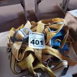 LOTE 401 - 05 CINTOS DE SEGURANÇA NO TRABALHO. (NO ESTADO) ATENÇÃO! FAZER A VISITAÇÃO ANTES DE ARREMATAR, NÃO SABEMOS SE FUNCIONA. LEILÃO NÃO TEM GARANTIA E NEM DEVOLUÇÃO, SUJEITO A POSSÍVEIS AVARIAS VISÍVEIS/OCULTAS E/OU AUSÊNCIA DE COMPONENTES.