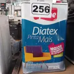 LOTE 256 - 01 LATA DE TINTA IQUINE DIATEX PINTA MAIS 18L FOSCO BASE “P”. (NO ESTADO) ATENÇÃO! FAZER A VISITAÇÃO ANTES DE ARREMATAR, NÃO SABEMOS SE FUNCIONA. LEILÃO NÃO TEM GARANTIA E NEM DEVOLUÇÃO, SUJEITO A POSSÍVEIS AVARIAS VISÍVEIS/OCULTAS E/OU AUSÊNCIA DE COMPONENTES.