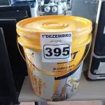 LOTE 395 - 01 BALDE DE VEDACIT, ADITIVO IMPERMEABILIZANTE PARA CONCRETOS E ARGAMASSAS. (NO ESTADO) ATENÇÃO! FAZER A VISITAÇÃO ANTES DE ARREMATAR, NÃO SABEMOS SE FUNCIONA. LEILÃO NÃO TEM GARANTIA E NEM DEVOLUÇÃO, SUJEITO A POSSÍVEIS AVARIAS VISÍVEIS/OCULTAS E/OU AUSÊNCIA DE COMPONENTES.