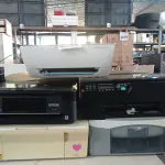 LOTE 259 - 09 IMPRESSORAS MARCAS E MODELOS DIVERSOS. (NO ESTADO) ATENÇÃO! FAZER A VISITAÇÃO ANTES DE ARREMATAR, NÃO SABEMOS SE FUNCIONA. LEILÃO NÃO TEM GARANTIA E NEM DEVOLUÇÃO, SUJEITO A POSSÍVEIS AVARIAS VISÍVEIS/OCULTAS E/OU AUSÊNCIA DE COMPONENTES.