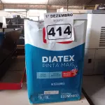 LOTE 414 - 01 LATA DE TINTA IQUINE DIATEX PINTA MAIS 18L FOSCO BASE “P”. (NO ESTADO) ATENÇÃO! FAZER A VISITAÇÃO ANTES DE ARREMATAR, NÃO SABEMOS SE FUNCIONA. LEILÃO NÃO TEM GARANTIA E NEM DEVOLUÇÃO, SUJEITO A POSSÍVEIS AVARIAS VISÍVEIS/OCULTAS E/OU AUSÊNCIA DE COMPONENTES.